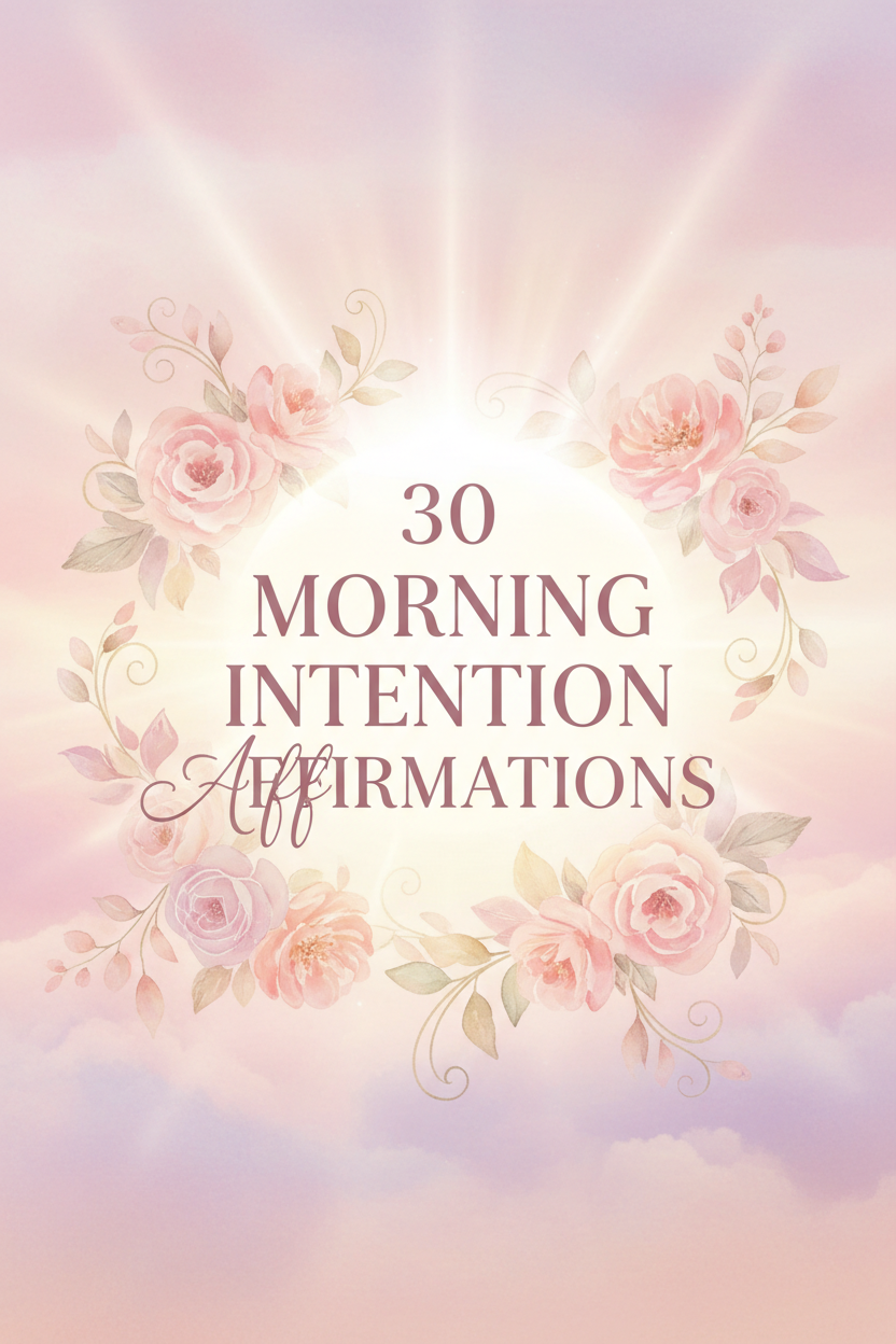 Morning Intention Affirmations – Printable Set