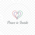 Peace is Inside Heart Logo